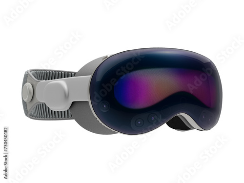 Apple Vision Pro AR Headset, png transparent isolated on white background photo
