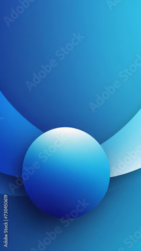 Background from Spherical shapes and blue