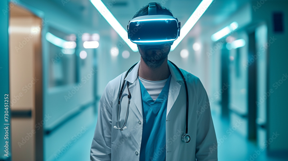 The Intersection of VR and Healthcare: A Visual Exploration of Technological Advances in Medicine, in Documentary, Editorial, Magazine style. The Intersection of VR and Healthcare: A Visual Exploration of Technological Advances in Medicine, in Documentary, Editorial, Magazine style.