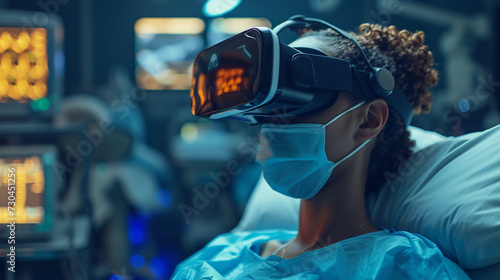 VR Virtual Reality, Technology and Innovation, Medical and Healthcare VR, in a Documentary Photography, Editorial Photography, Magazine Photography Style.