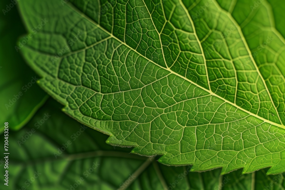 green leaves close up Generative AI green leaves close up Generative AI