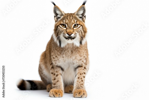 lynx isolated on white background