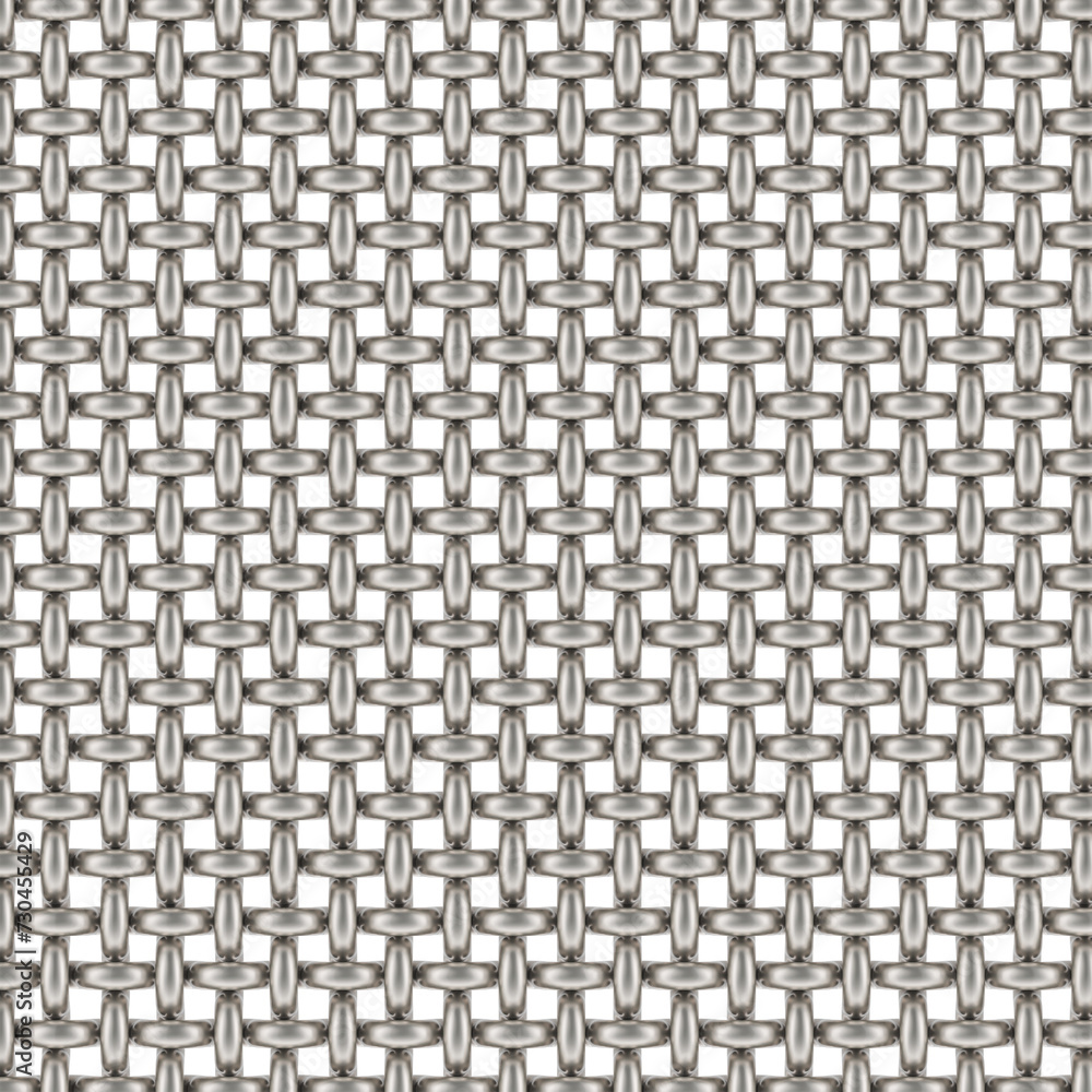 Steel or silver texture pattern of mesh. 3D rendering isolated on transparent background Steel or silver texture pattern of mesh. 3D rendering isolated on transparent background