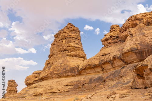 Rock formation at Ob Sinman Mountain. photo