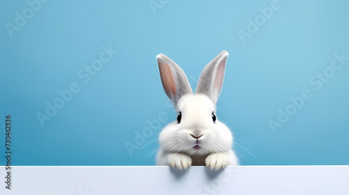 Easter background, background with copy space © xuan