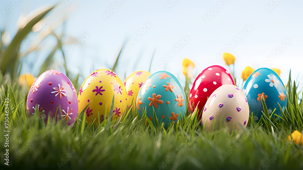 Easter background, background with copy space Easter background, background with copy space