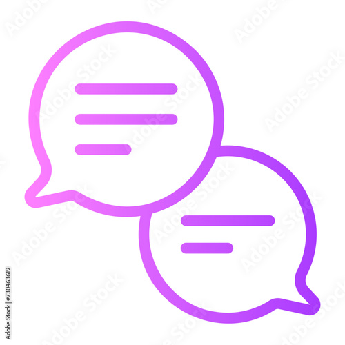 talk gradient icon
