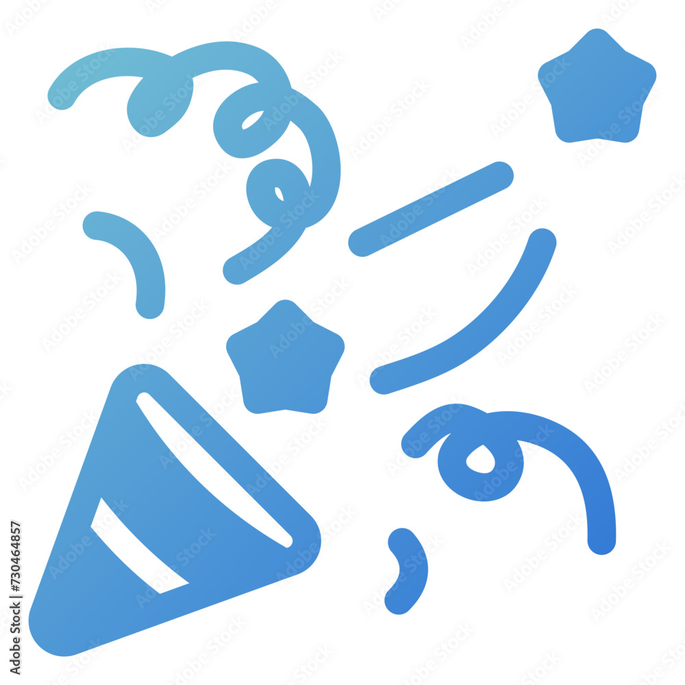 Obraz premium confetti icon