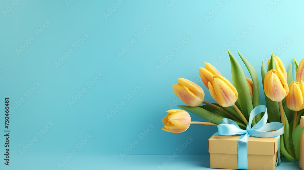 Obraz premium Women's day background with copy space