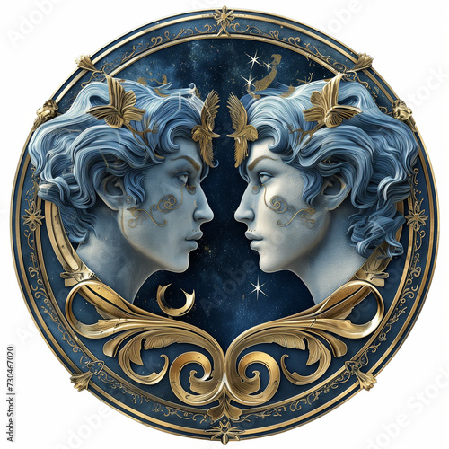 zodiac symbol: Geminis (men) photo