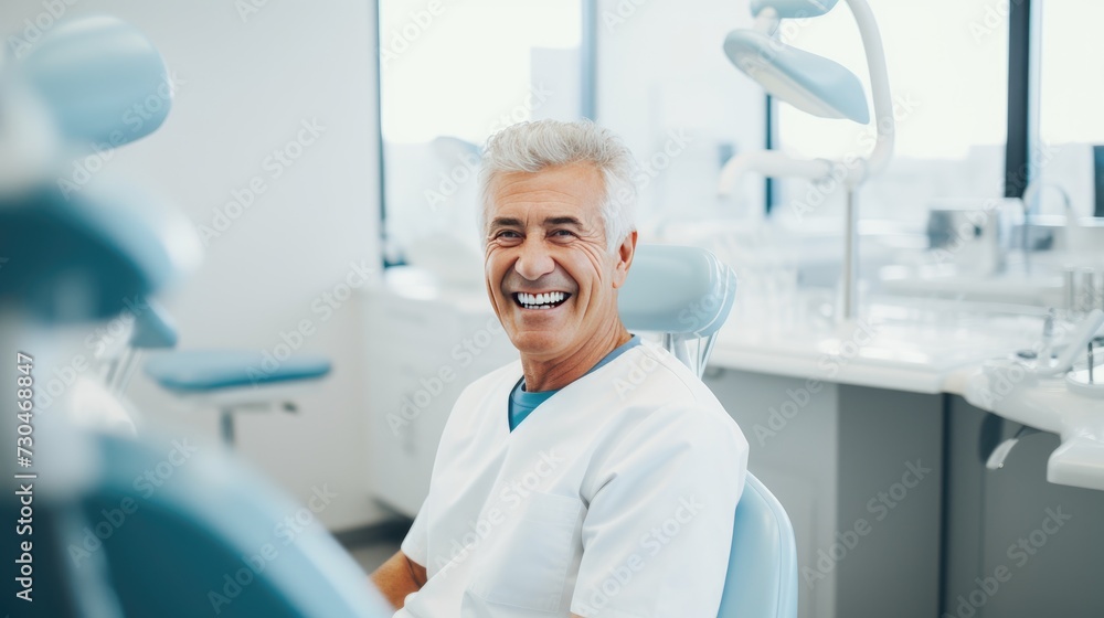 Patient at the dentist's office Patient at the dentist's office