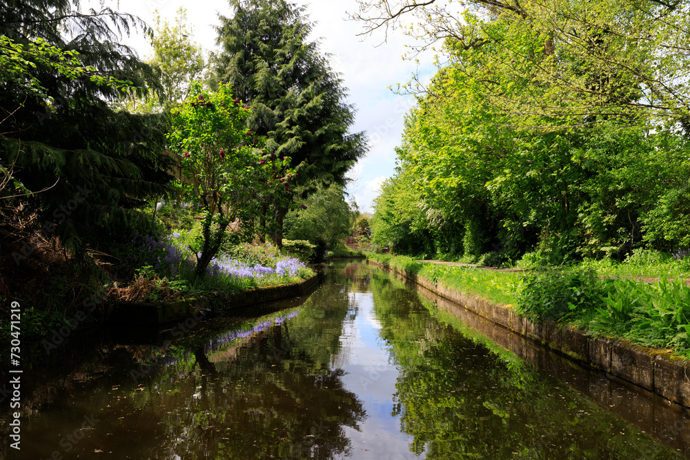 Tranquil Moments on the Llangollen Canal, Wales Tranquil Moments on the Llangollen Canal, Wales