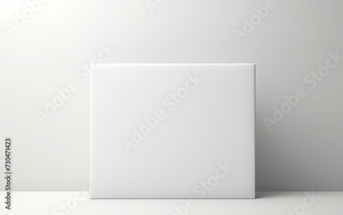 A 3D illustration featuring a rectangular carton box set against a white backdrop