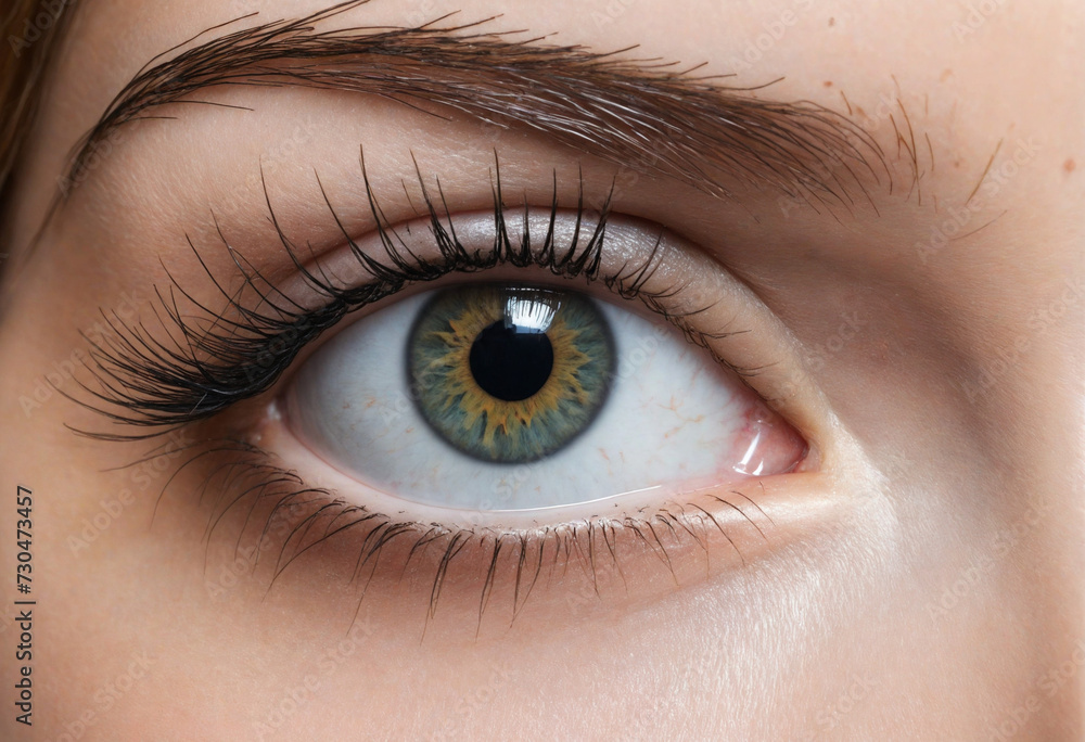 Fototapeta premium womderful femae eye with beautiful iris