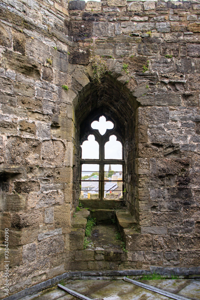 Ancient Beauty: A Glimpse of Caernarfon Castle’s Stone Walls