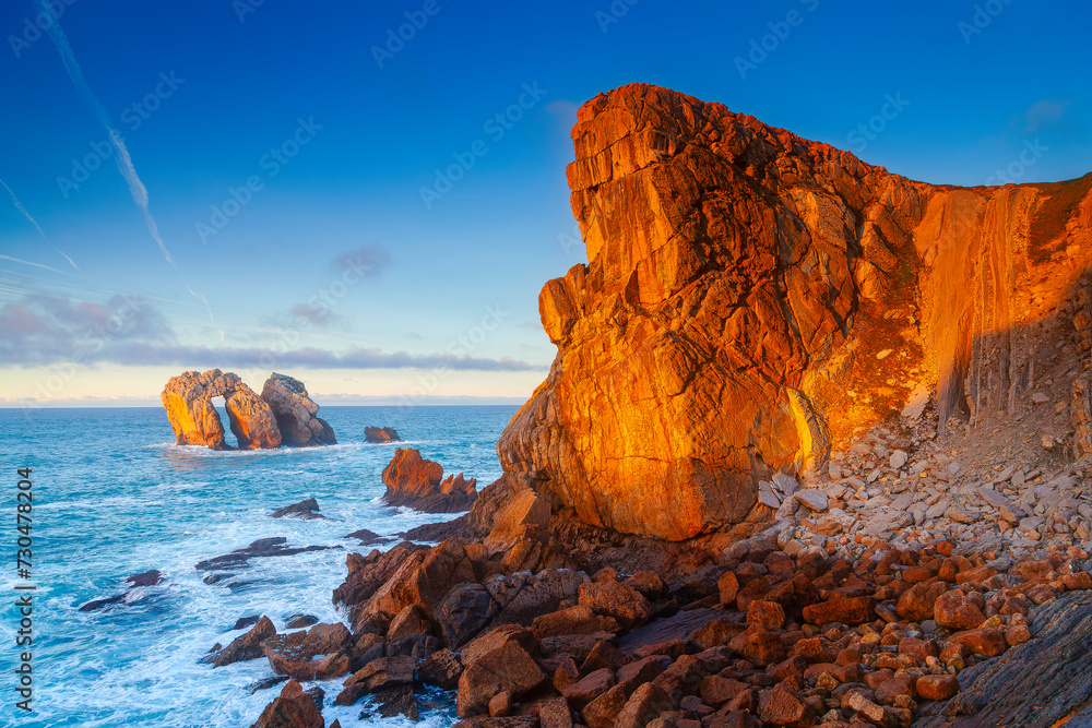 Golden hour in Costa Quebrada