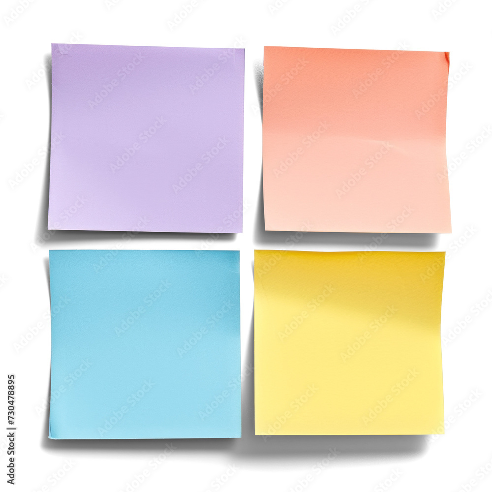 Colorful Sticky Notes png File Cutout