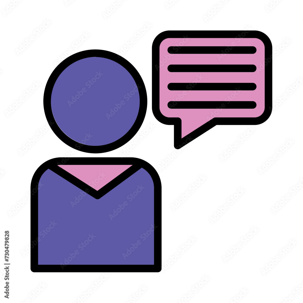 Entrepreneur Job People Filled Outline Icon Entrepreneur Job People Filled Outline Icon