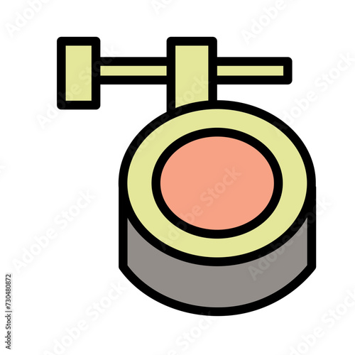 colorful perfume bottle icon, flat design clip art preview