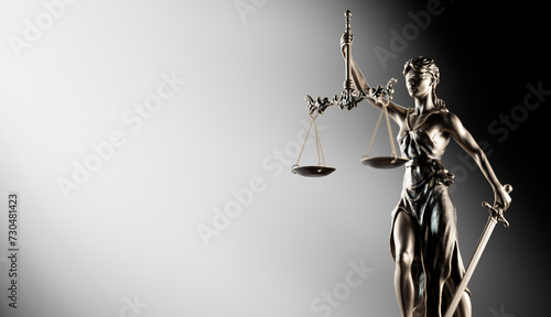 Legal Concept: Themis is Goddess of Justice and law