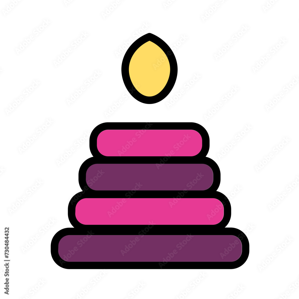 Maternity Nursery Toys Filled Outline Icon Maternity Nursery Toys Filled Outline Icon