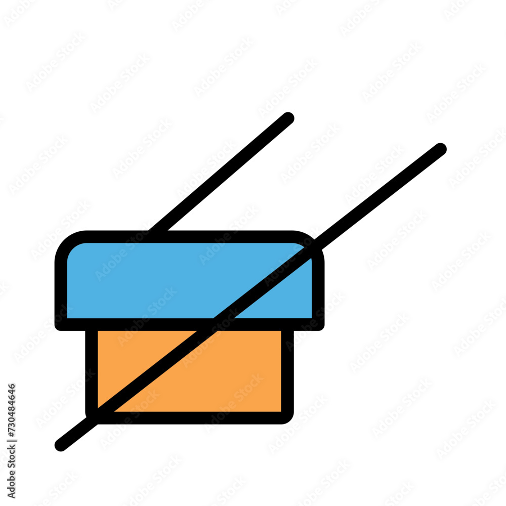 Meal Restaurant Sushi Filled Outline Icon Meal Restaurant Sushi Filled Outline Icon