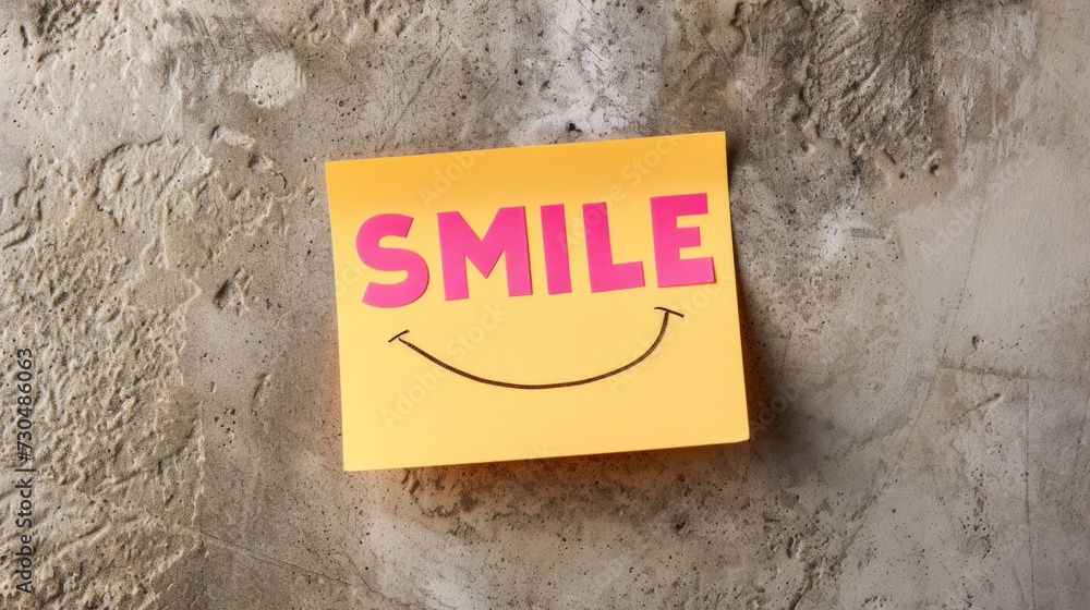 Sticky note with Sticky note with