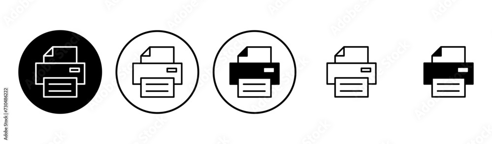 Print icon set. printer icon vector. Print icon set. printer icon vector.