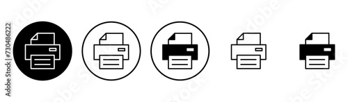 Print icon set. printer icon vector.