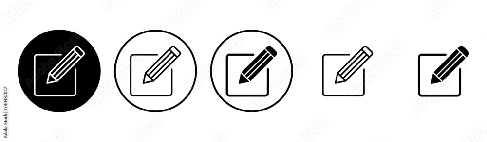 Edit icon set. edit document icon. edit text icon. pencil. sign up Edit icon set. edit document icon. edit text icon. pencil. sign up