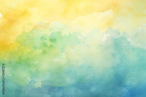 Colorful and fashionable pale background material painted with watercolors, Generative AI