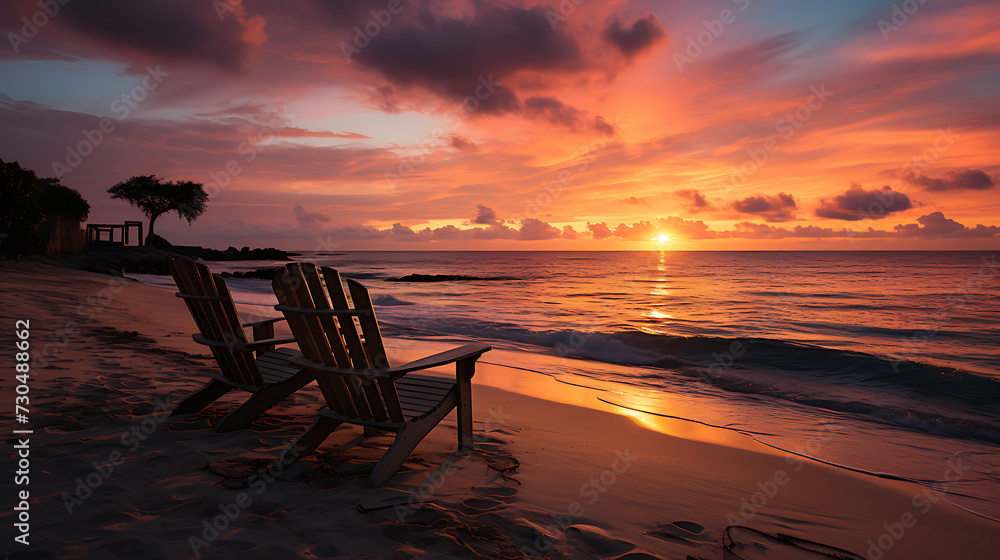 Sunset and chairs (which can be applied in a variety of ways).
Generative AI Sunset and chairs (which can be applied in a variety of ways).
Generative AI