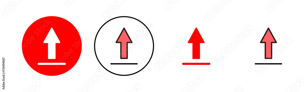 Upload icon set illustration. load data sign and symbol Upload icon set illustration. load data sign and symbol