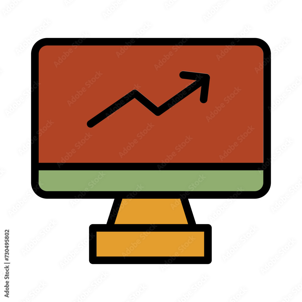 Money Charts Collection Filled Outline Icon Money Charts Collection Filled Outline Icon