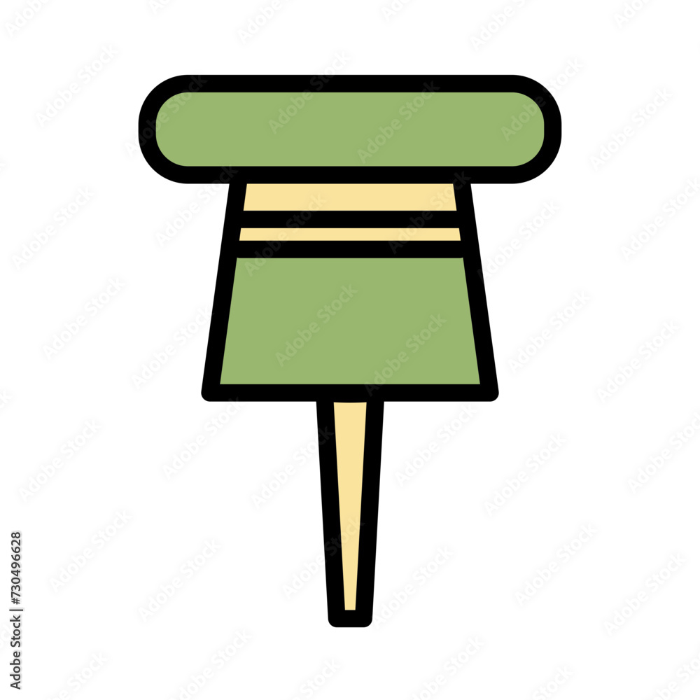 Marker Office Pin Filled Outline Icon Marker Office Pin Filled Outline Icon