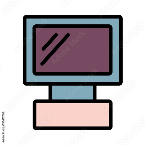 Multi Screen Setup Filled Outline Icon