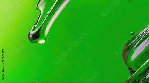 abstrct green liquid background   photo