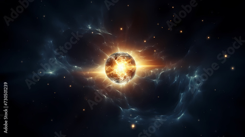 Wallpaper Mural Space background, cosmic science, astronomy background Torontodigital.ca