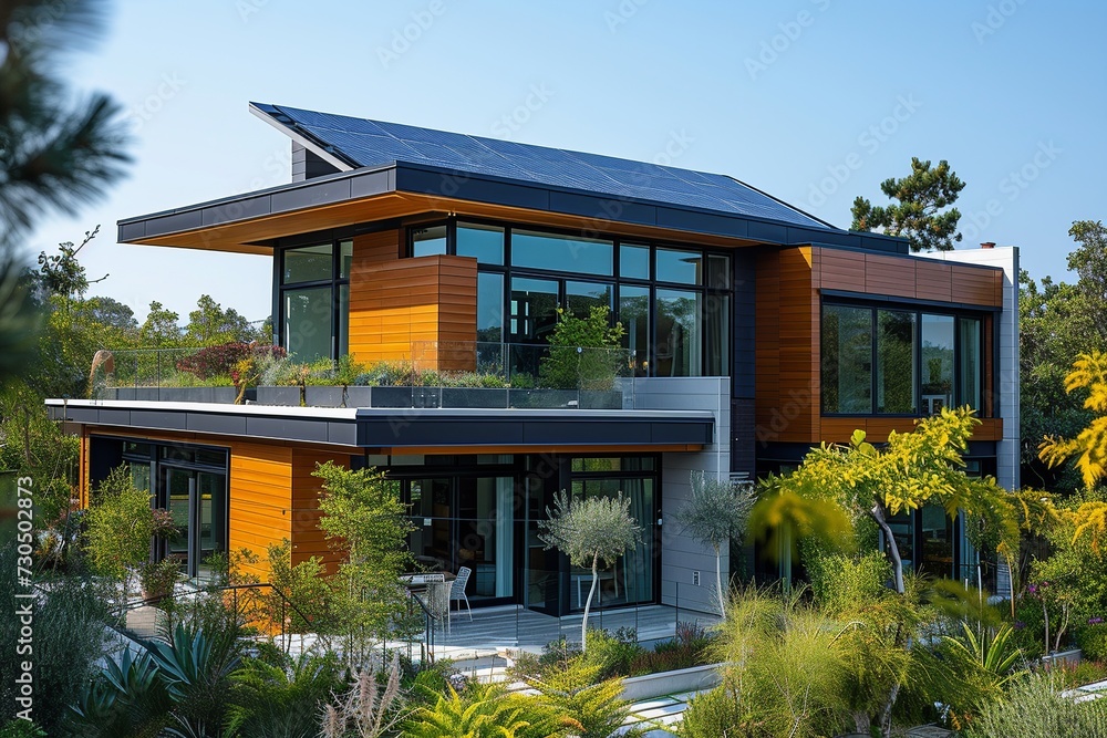 Modern House Roof with Solar Panels Installation
Modern House Roof with Solar Panels Installation
