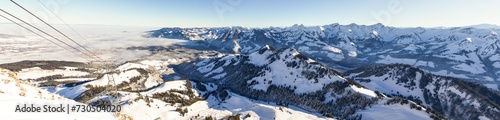 Mountain Range in Switzerland