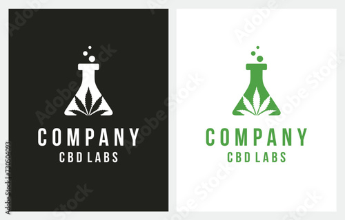 CBD Labs Cannabis logo design inspiration