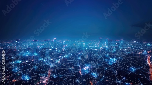 Smart cities have advanced communication and global internet network connectivity.