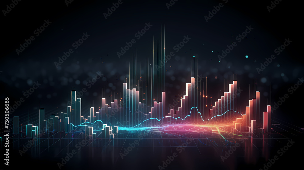 Stock market abstract background, economic and infographic concept Stock market abstract background, economic and infographic concept