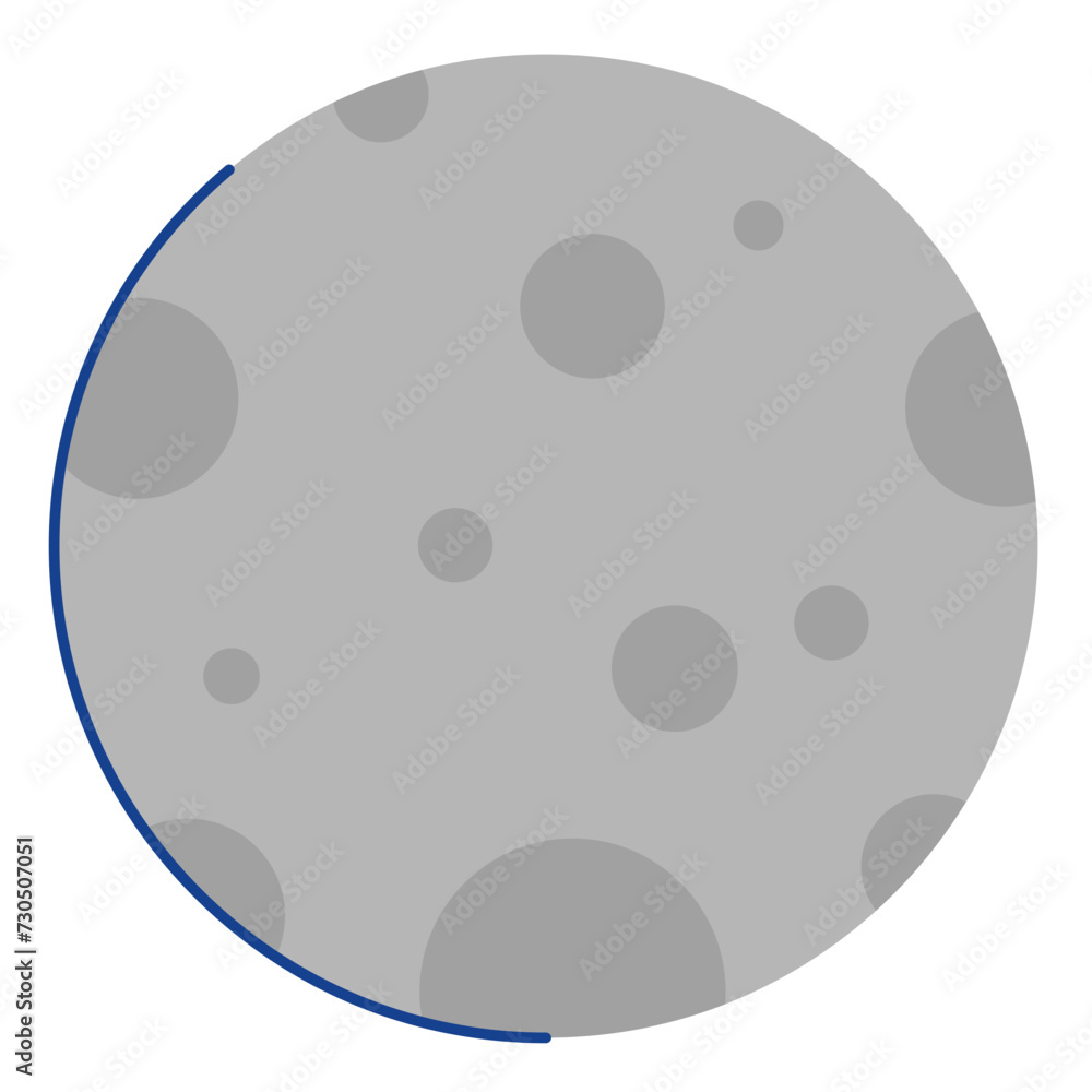 Obraz premium moon hand drawn illustration
