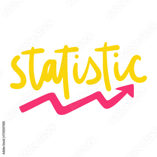 statistic hand drawn illustration