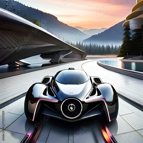 Future Techno car © JB Softbox