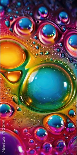 bubble colorfull galaxy space star background