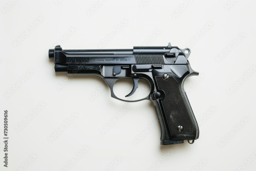 White background gun White background gun
