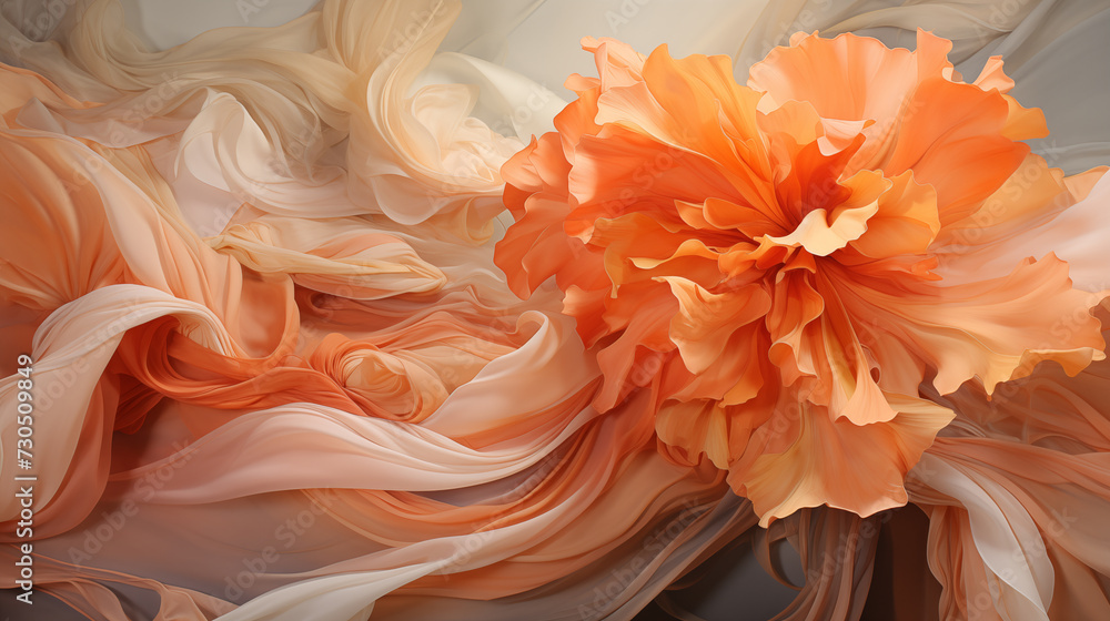 Orange Flower Background: A Vibrant Display of Nature's Beauty