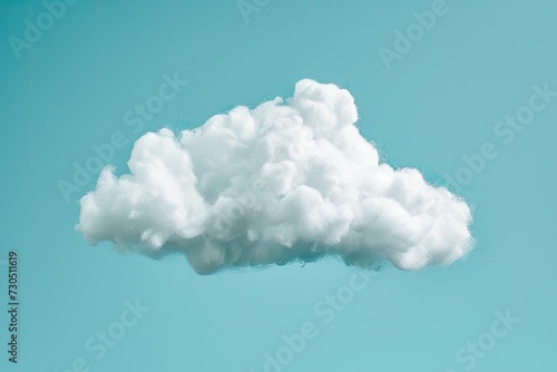 Cotton cloud on blue sky